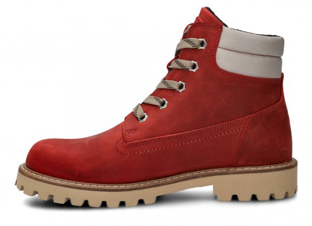 Hiking boot NAGABA 472 red crazy leather