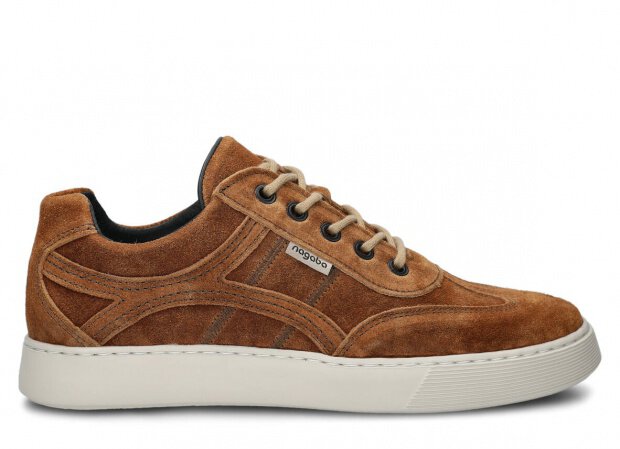 Men's shoe NAGABA 427 ginger velours wax leather