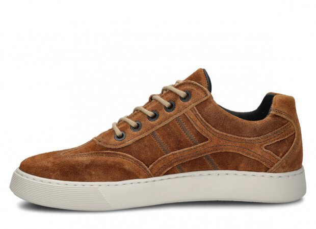 Men's shoe NAGABA 427 ginger velours wax leather