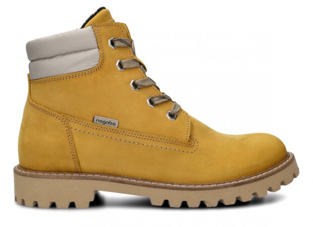 Hiking boot NAGABA 472 yellow crazy leather