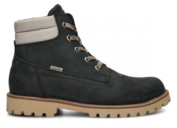 Hiking boot NAGABA 472 black crazy leather
