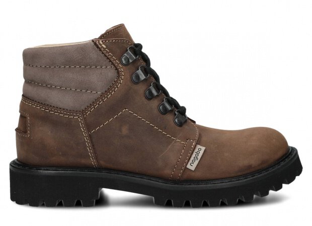 Hiking boot - NAGABA 1121  olive crazy leather