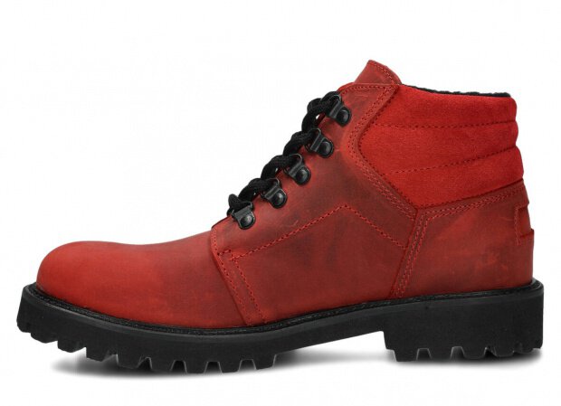 Hiking boot - NAGABA 1121 red crazy leather