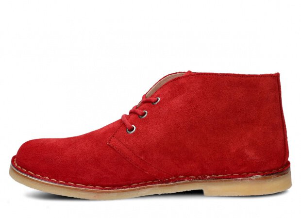 YOUTH BOOT MODEL 082 RED VELOURS - SIZE 46
