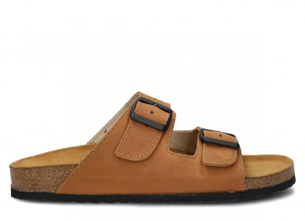 Profiled Slides - NAGABA 017 brown crazy leather s. 36-46
