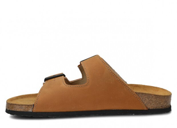 Profiled Slides - NAGABA 017 brown crazy leather s. 36-46
