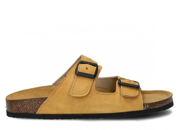 Profiled Slides - NAGABA 017 yellow samuel leather s. 36-46