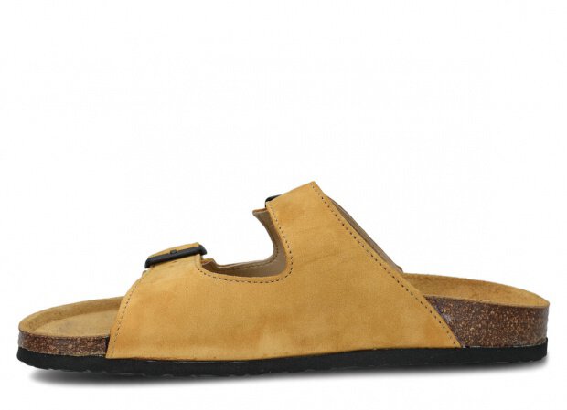 Profiled Slides - NAGABA 017 yellow samuel leather s. 36-46