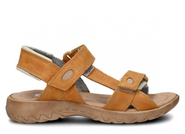 Women's sandal NAGABA 168 yellow parma leather
