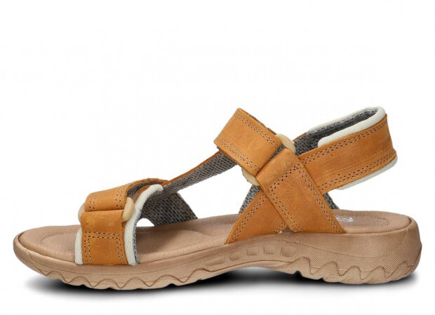 Women's sandal NAGABA 168 yellow parma leather