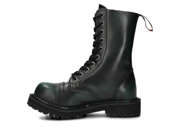 Combat booty NAGABA 10H green-black kabir leather