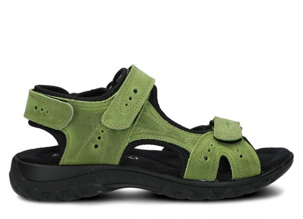 Women's sandal NAGABA 264 pistachio crazy leather