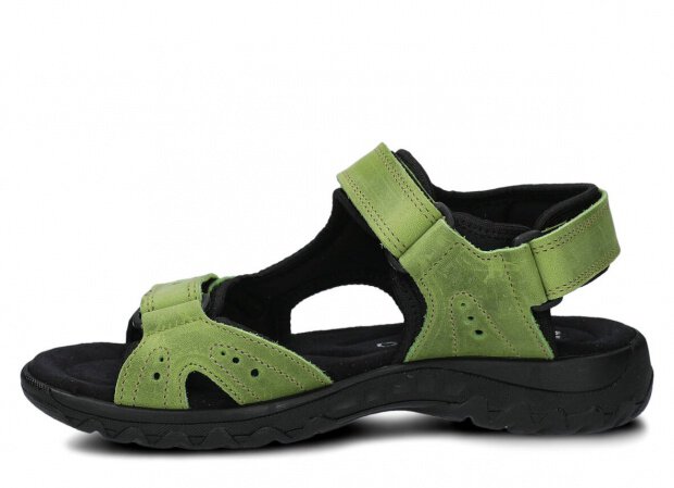 Women's sandal NAGABA 264 pistachio crazy leather