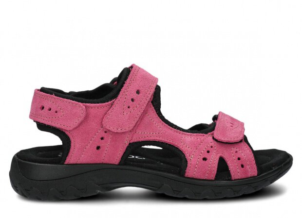 Women's sandal NAGABA 264 pink velours leather