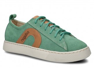 Shoe NAGABA 611 mint velours leather