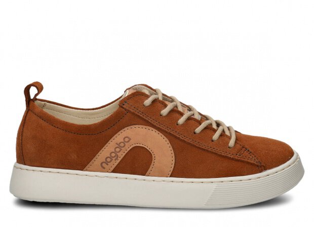 Shoe NAGABA 611 brown velours leather
