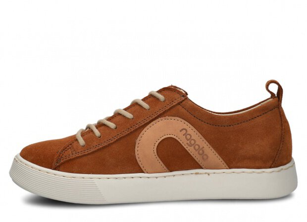 Shoe NAGABA 611 brown velours leather