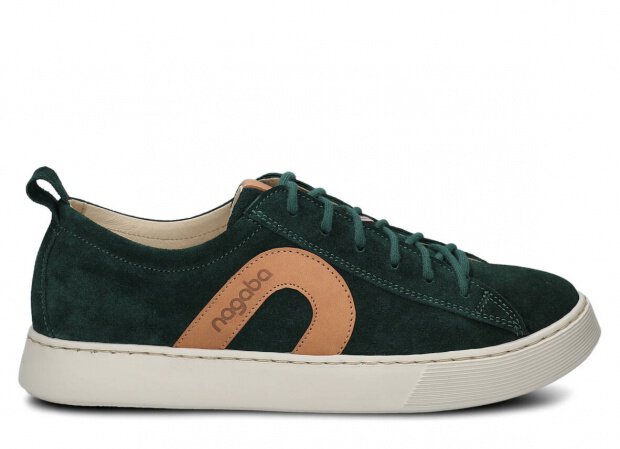 Shoe NAGABA 611 emerald velours leather