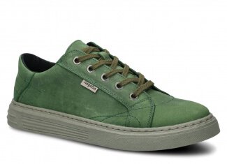 Men's shoe NAGABA 412 green crazy leather