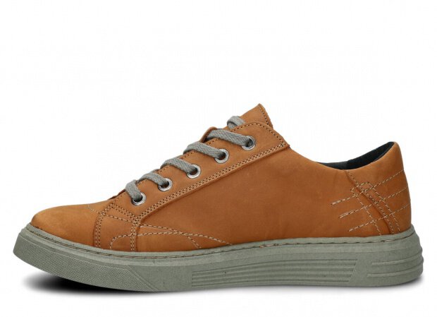 Men's shoe NAGABA 412 brown crazy leather
