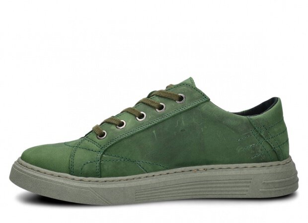 Men's shoe NAGABA 412 green crazy leather