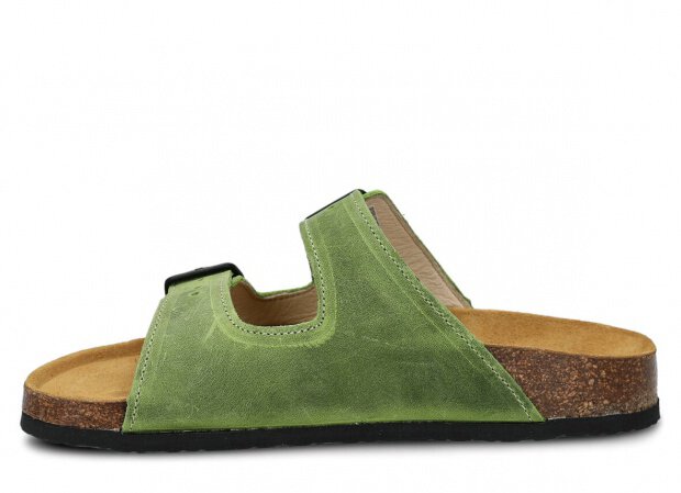 Profiled Slides - NAGABA 0172 pistachio crazy leather s. 36-46