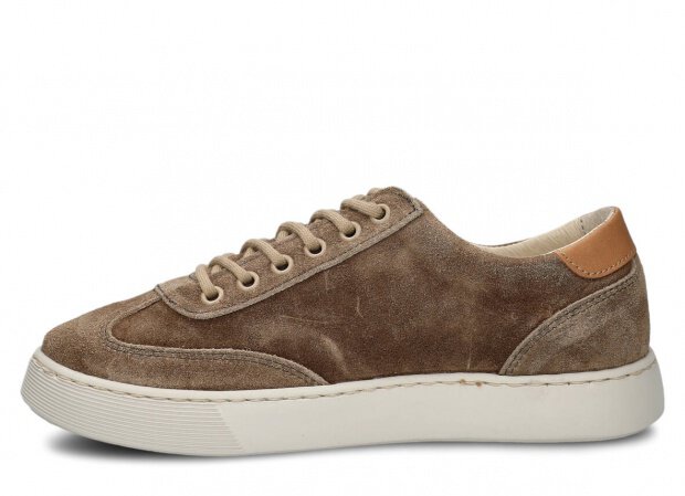 Shoe NAGABA 612 olive velours wax leather