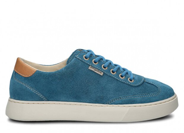 Shoe NAGABA 612 jeans velours leather
