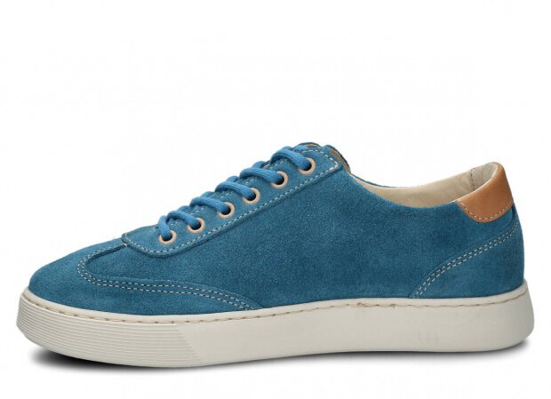 Shoe NAGABA 612 jeans velours leather