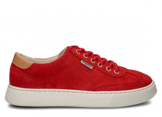 Shoe NAGABA 612 red velours leather