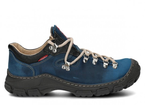 Men's trekking shoe NAGABA 055 cobalt crazy leather