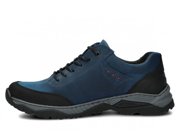 Men's trekking shoe NAGABA 408 cobalt crazy leather