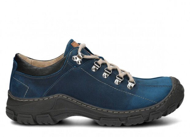 Men's trekking shoe NAGABA 455 HOCZ cobalt crazy leather