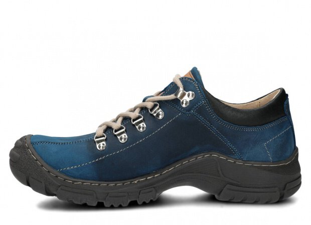 Men's trekking shoe NAGABA 455 HOCZ cobalt crazy leather