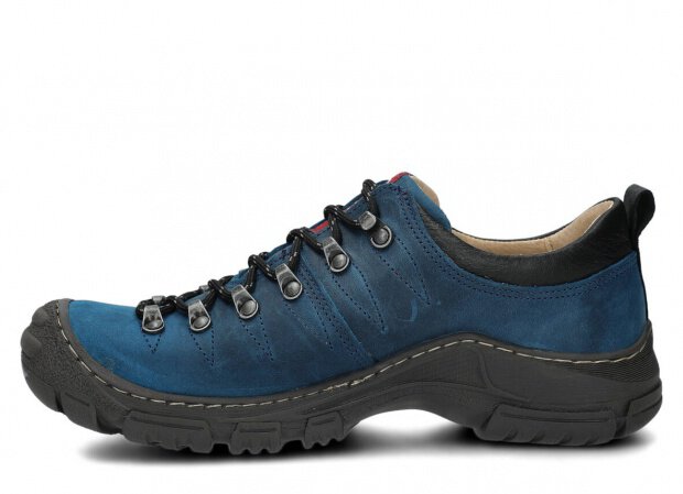 Men's trekking shoe NAGABA 444 cobalt crazy leather