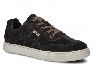 Men's shoe NAGABA 427 graphite velours wax leather