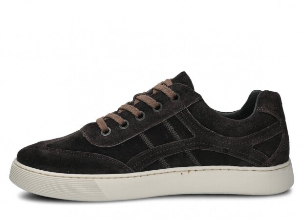 Men's shoe NAGABA 427 graphite velours wax leather