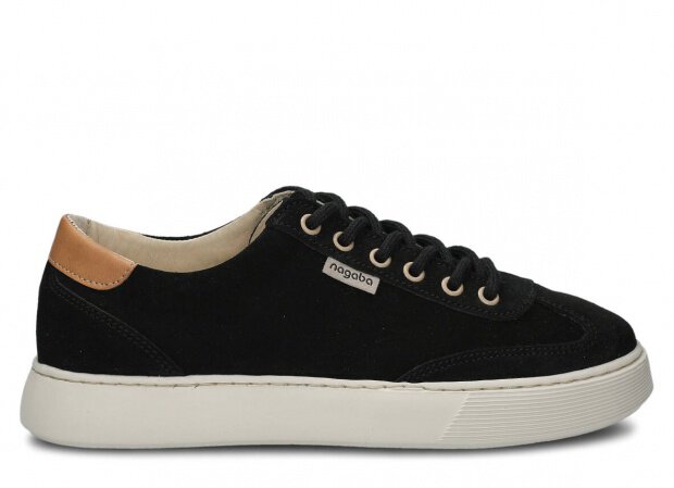 Shoe NAGABA 612 black velours leather