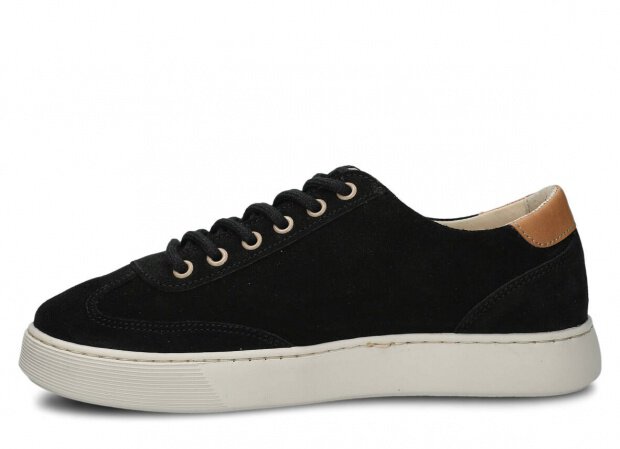 Shoe NAGABA 612 black velours leather