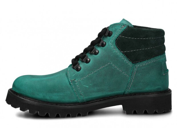 Hiking boot - NAGABA 1121 emerald crazy leather