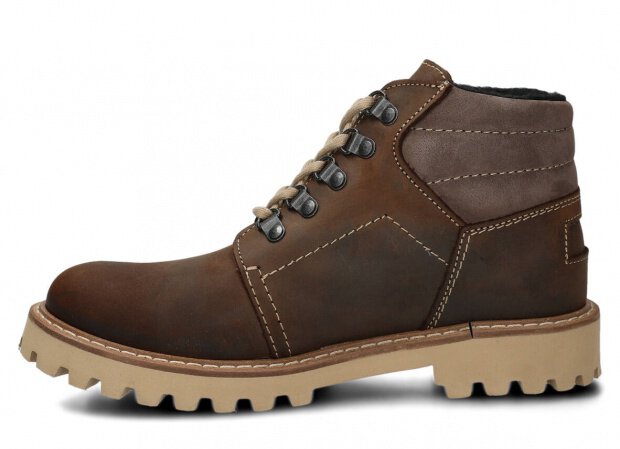 Hiking boot - NAGABA 1121  olive crazy leather