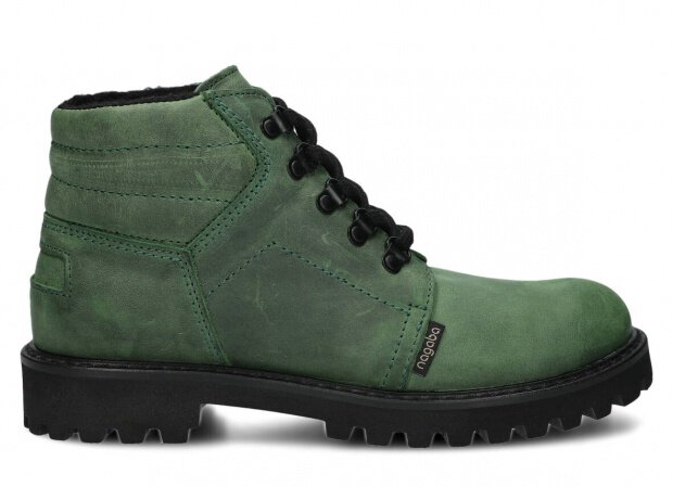 Hiking boot - NAGABA 1121 green crazy leather