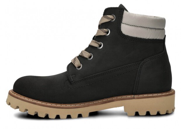 Hiking boot NAGABA 622 black crazy leather
