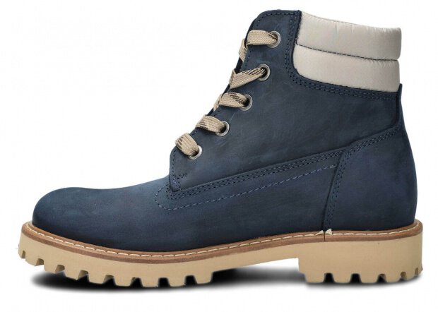 Hiking boot NAGABA 622 navy blue crazy leather
