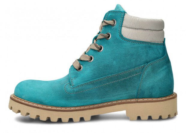 Hiking boot NAGABA 622 turquoise crazy leather
