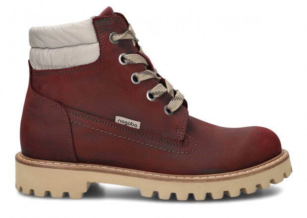 Hiking boot NAGABA 622 burgundy crazy leather