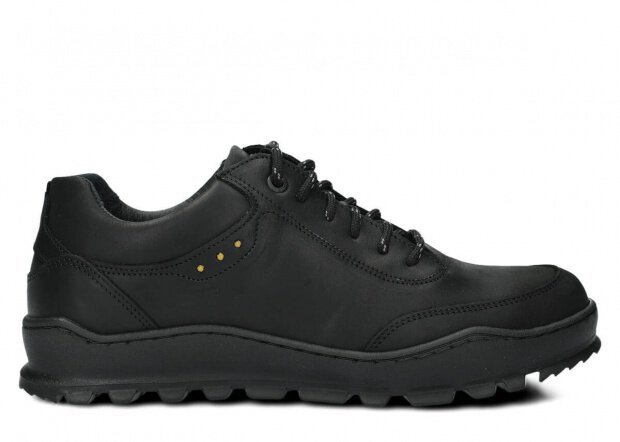 Trekking shoe NAGABA 0521 black crazy leather