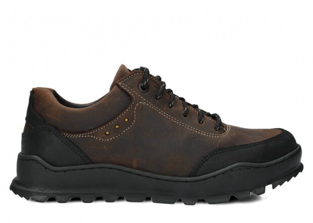 Trekking shoe NAGABA 0521 olive crazy leather