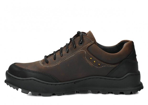 Trekking shoe NAGABA 0521 olive crazy leather