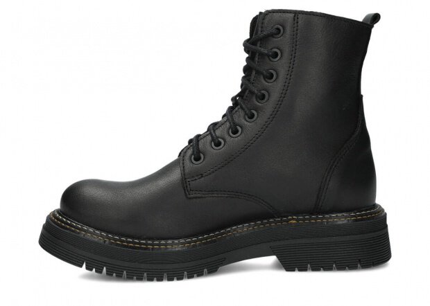 Women's ankle boot EVENEMENT EV108 black blue leather